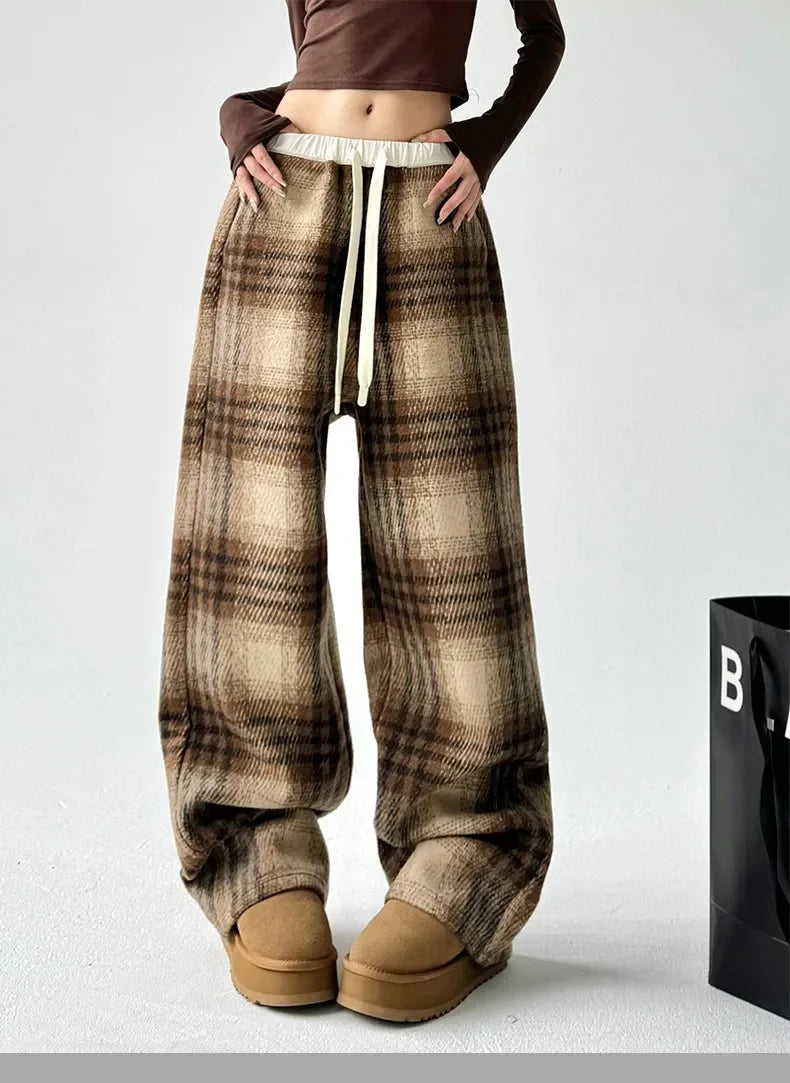 Nora Plaid Pants