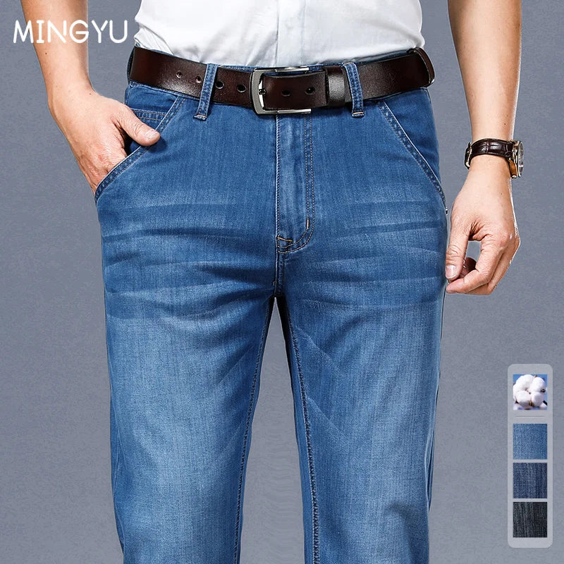 Summer Cotton Men's Jeans