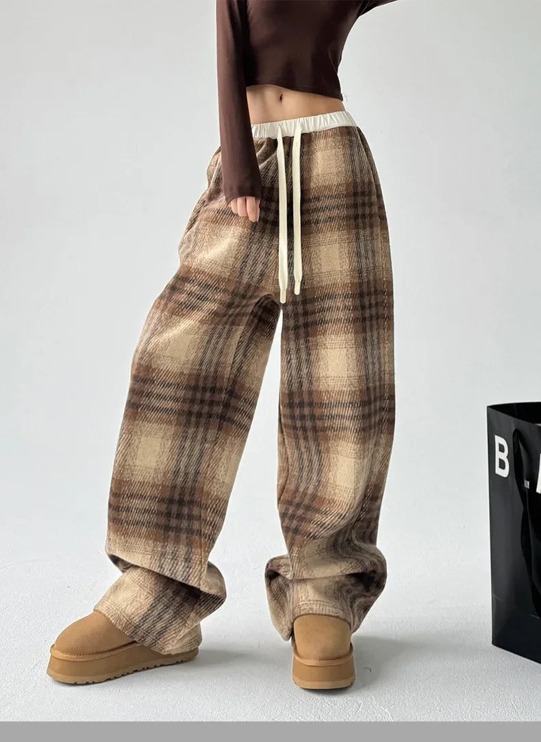 Nora Plaid Pants