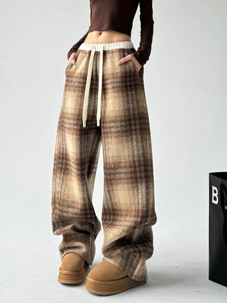 Nora Plaid Pants
